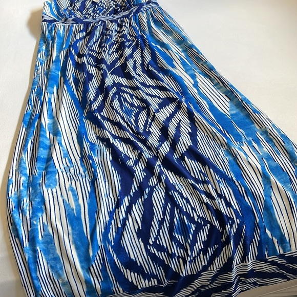 Summer! Chico’s Maxi Dress - Sz 1 (8) - Picture 4 of 5